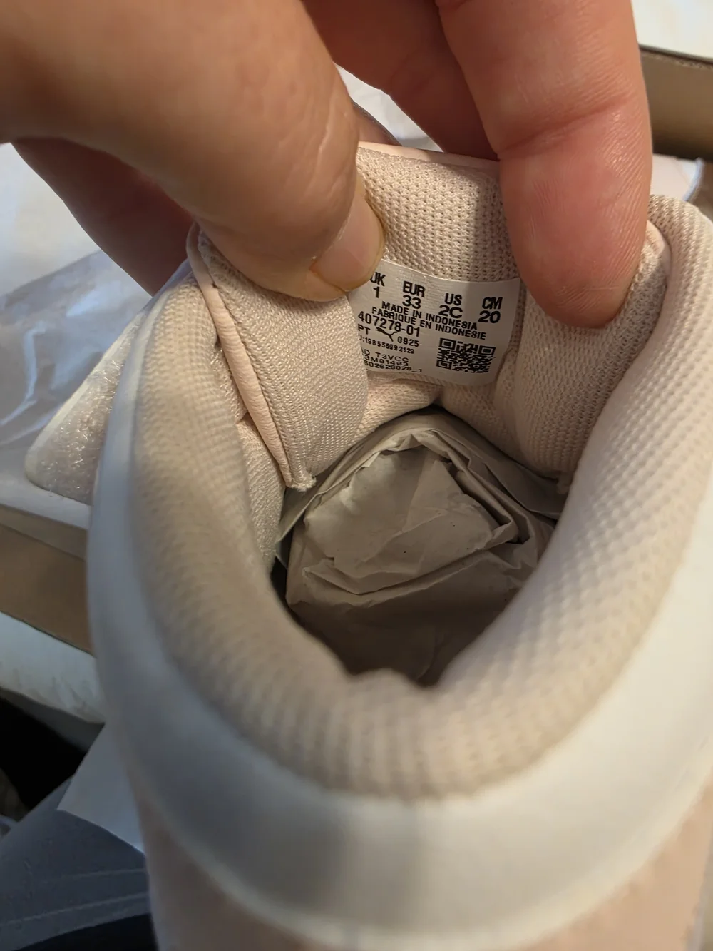 PUMA Kids' Pink & Silver High-Top Sneakers